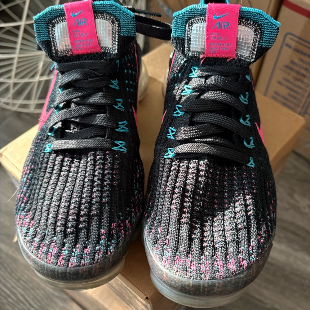 Nike Air Black and Pink Vapormax